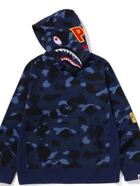 Blue Camo bape Hoodie